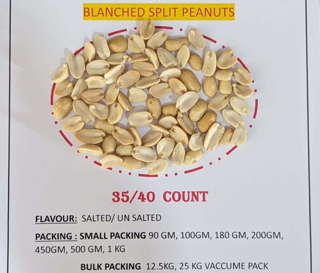 Roasted Split Peanuts